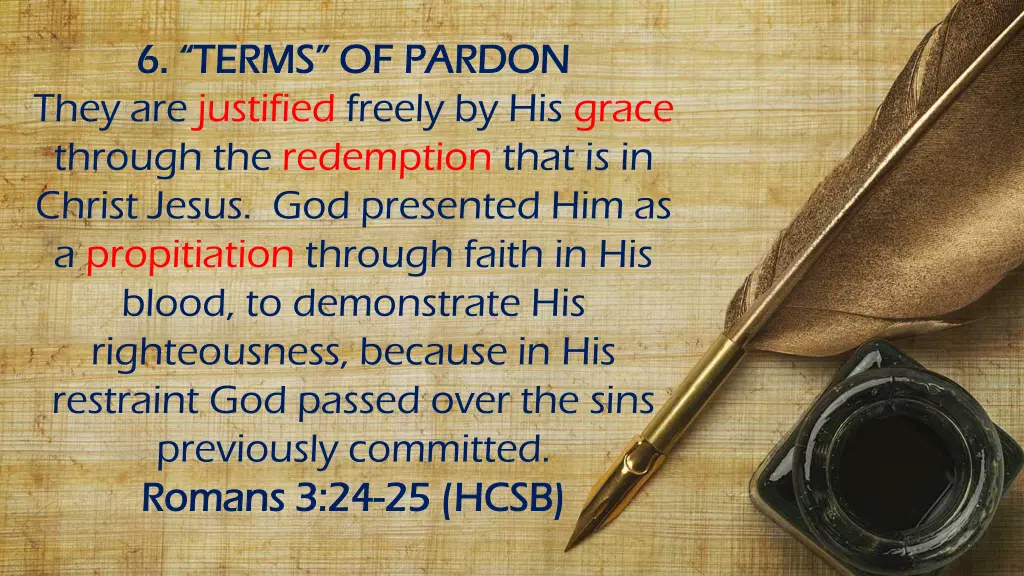 6 terms of pardon 6 terms of pardon they