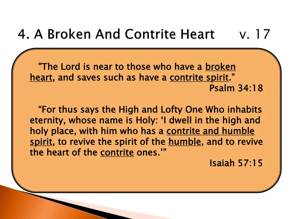the word contrite signifies repentance to feel 1