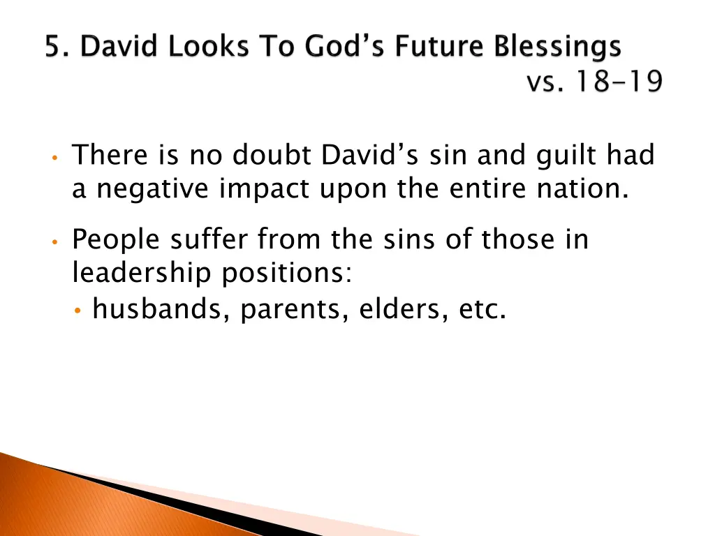 there is no doubt david s sin and guilt