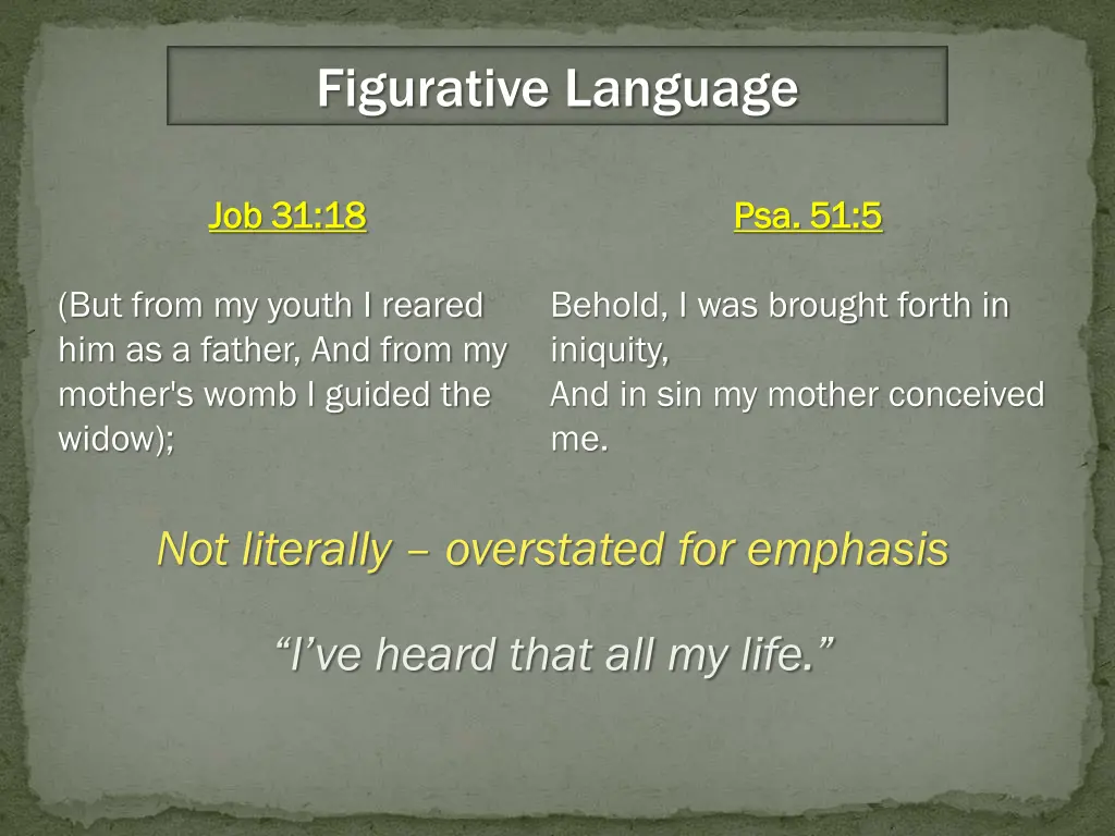figurative language
