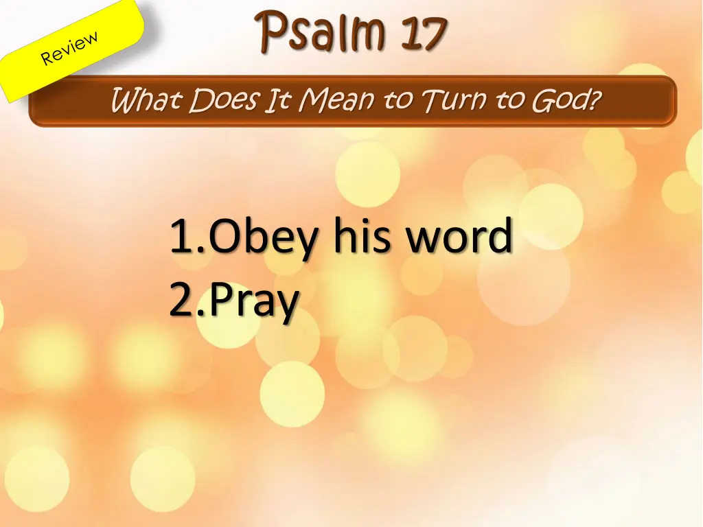 what does it mean to turn to god