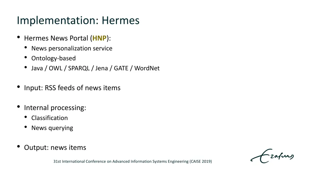 implementation hermes hermes news portal hnp news