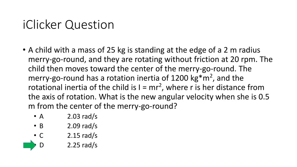 iclicker question 11