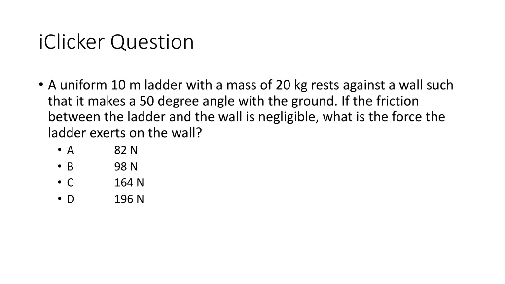 iclicker question 4