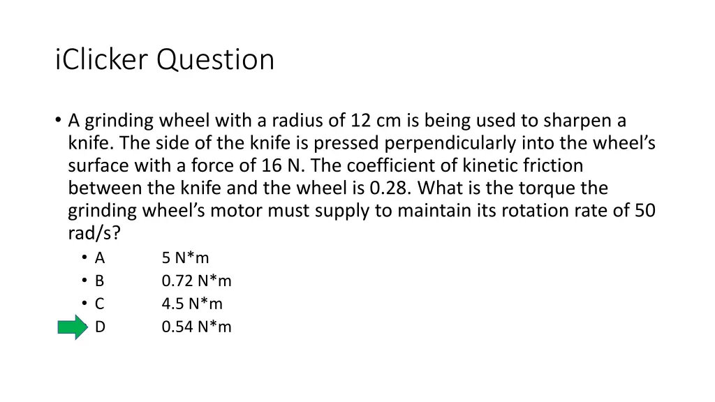 iclicker question 9