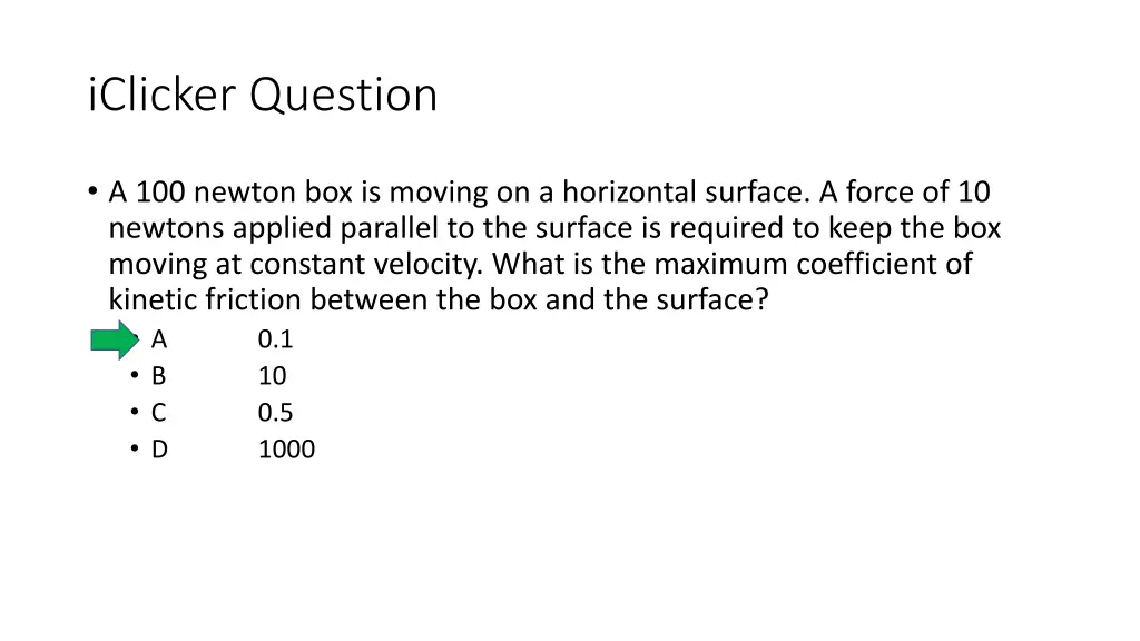 iclicker question 13