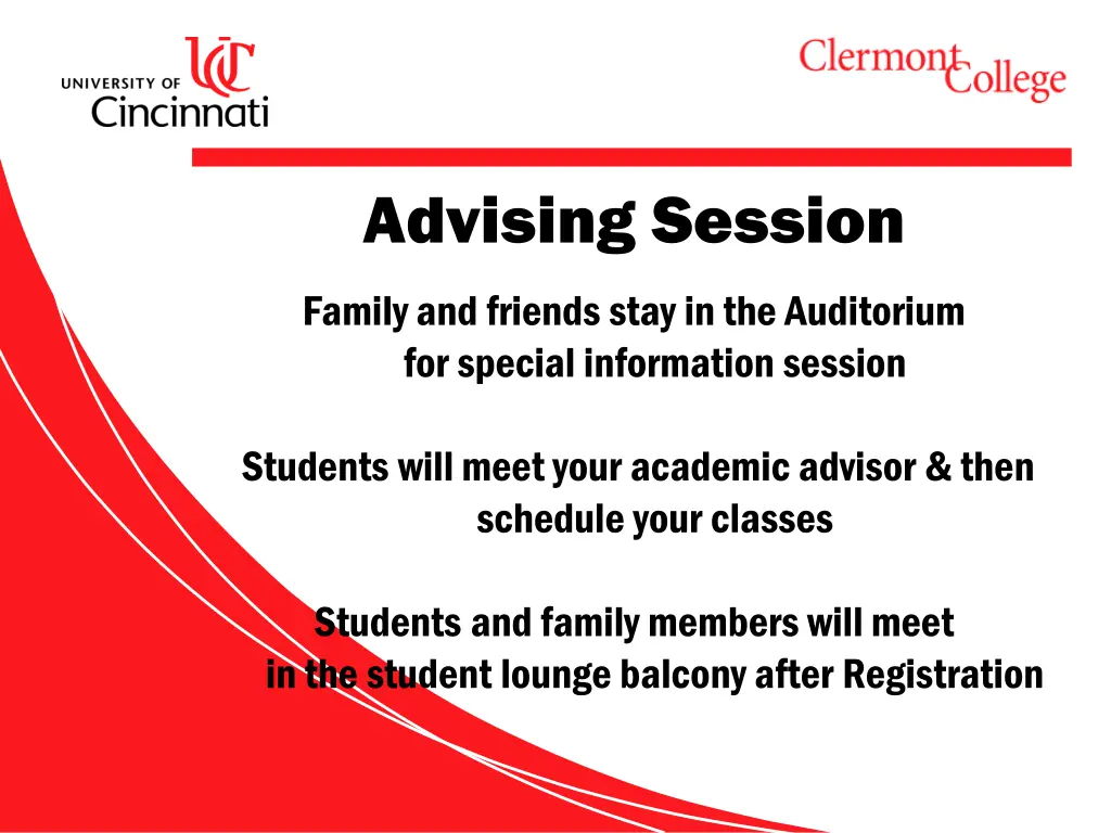 advising session