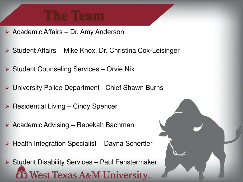 the team