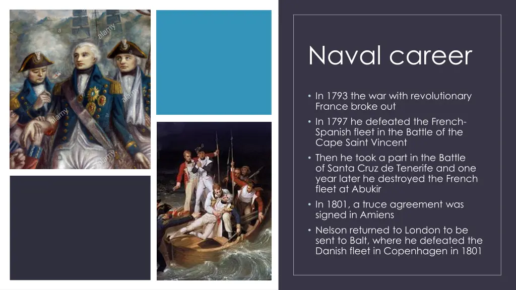 naval career