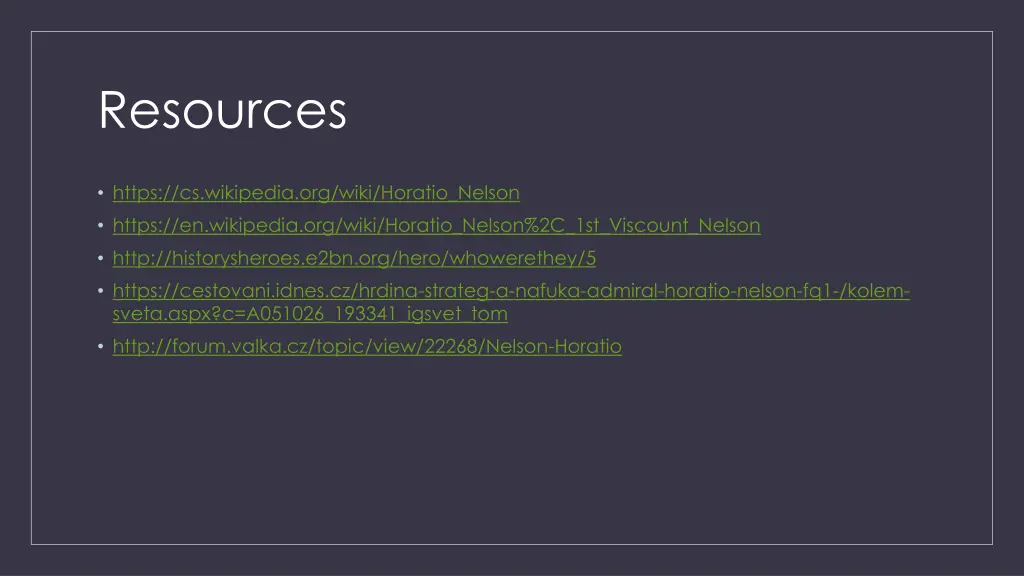 resources
