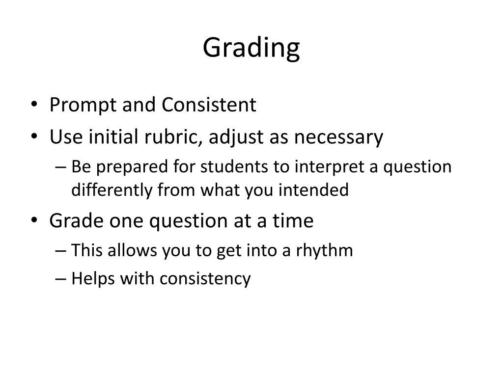 grading