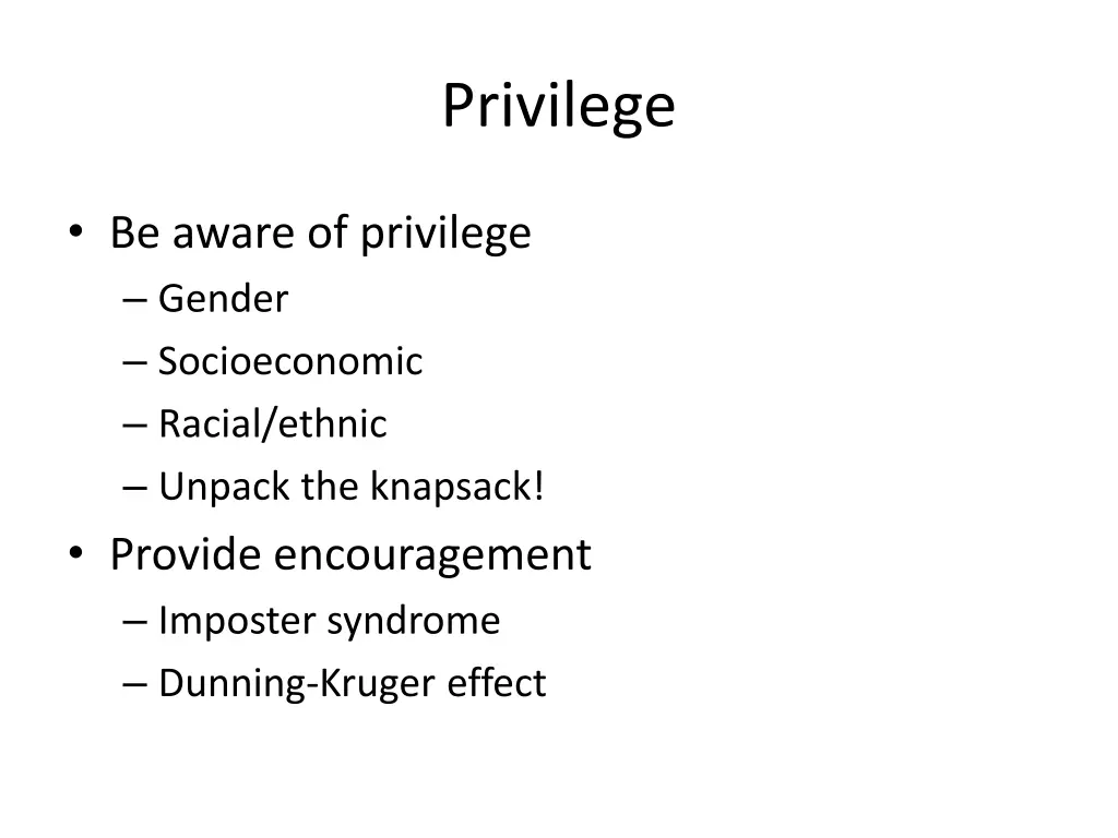 privilege