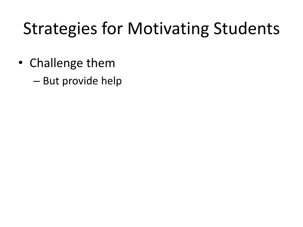 strategies for motivating students 1