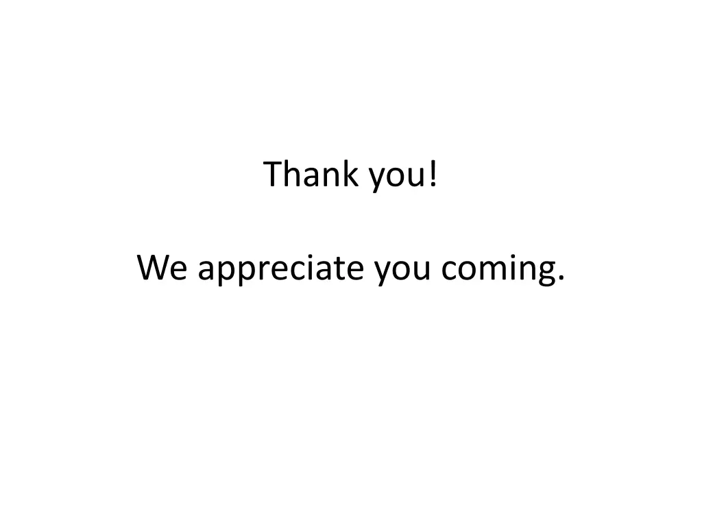 thank you