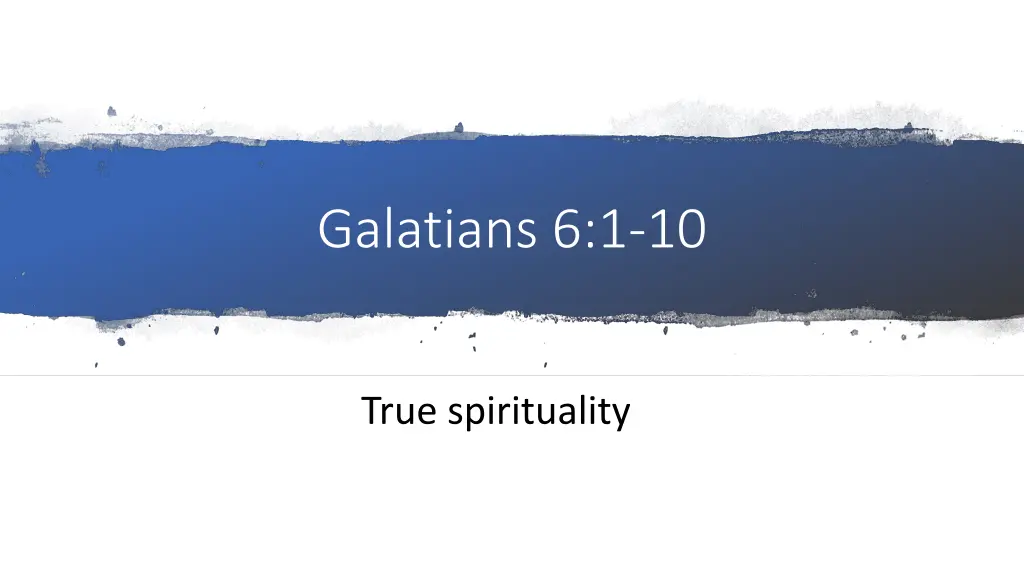 galatians 6 1 10