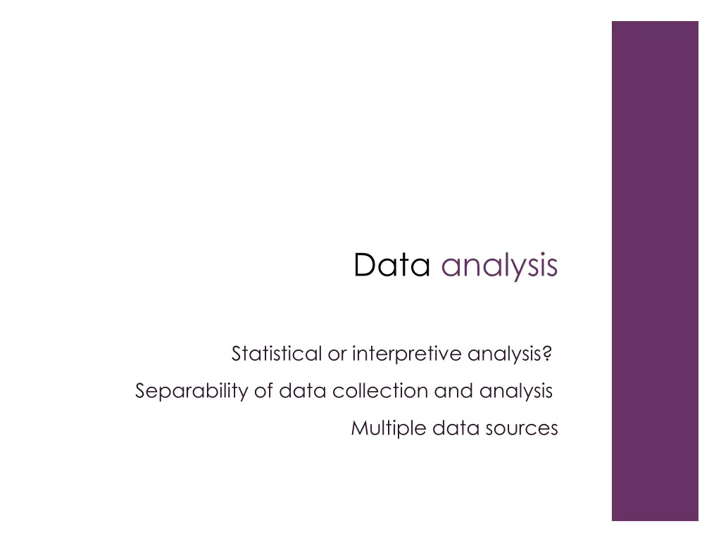 data analysis