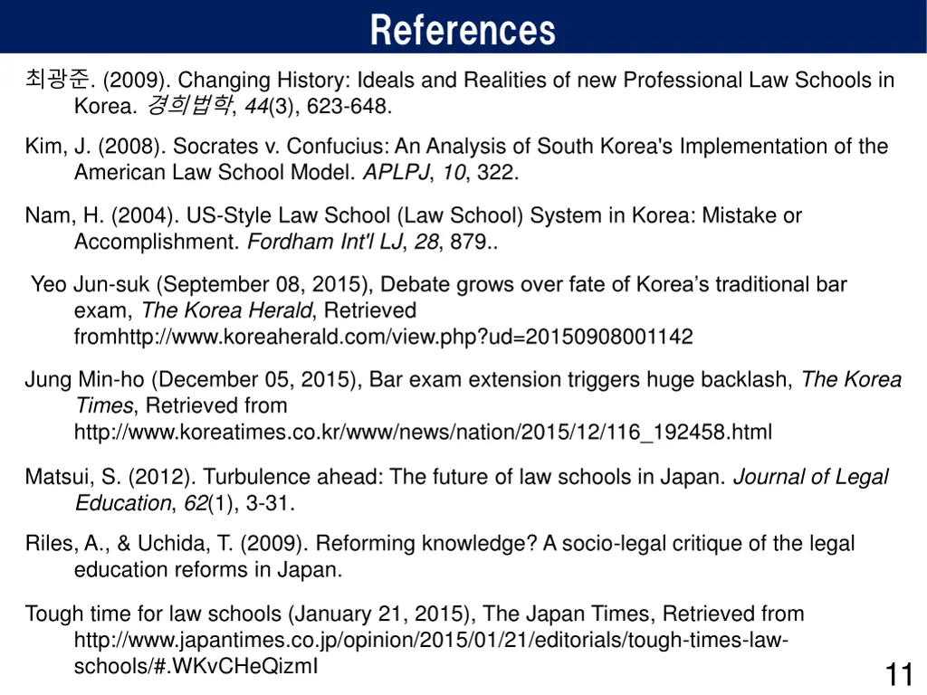 references