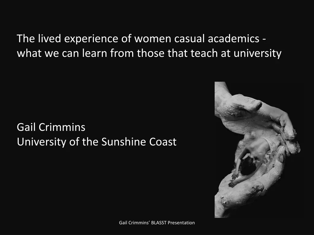 the lived experience of women casual academics