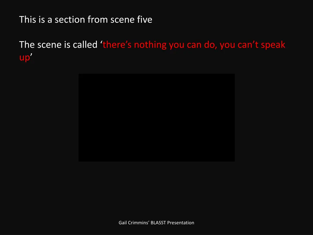 this is a section from scene five