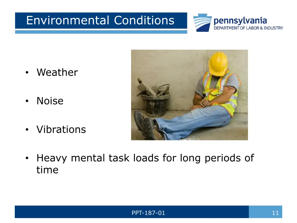 environmental conditions