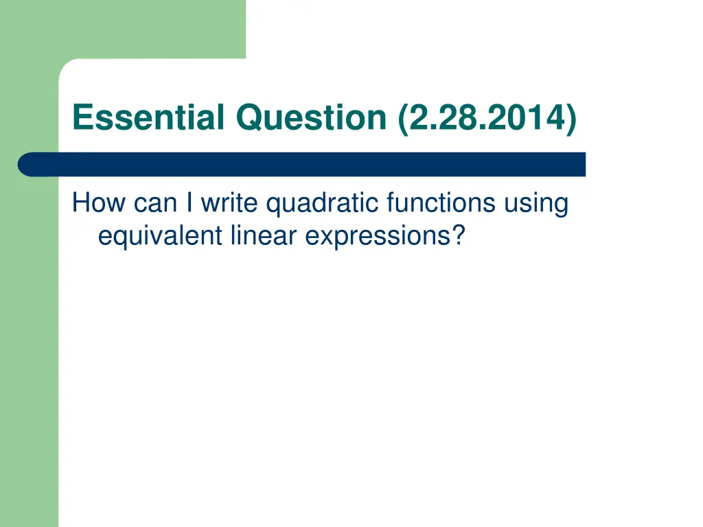 essential question 2 28 2014