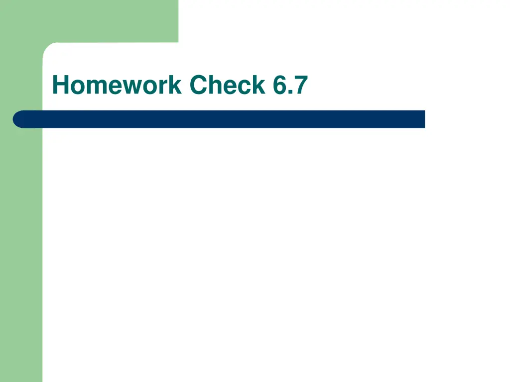 homework check 6 7