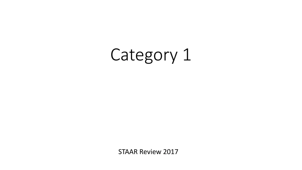 category 1