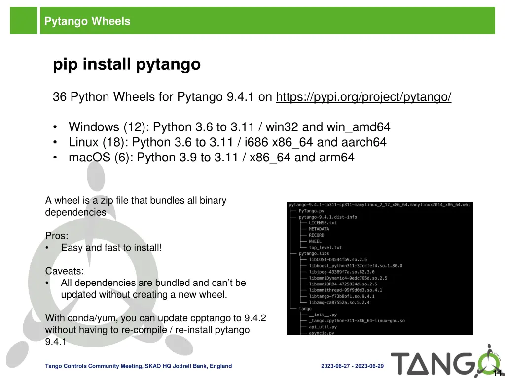 pytango wheels