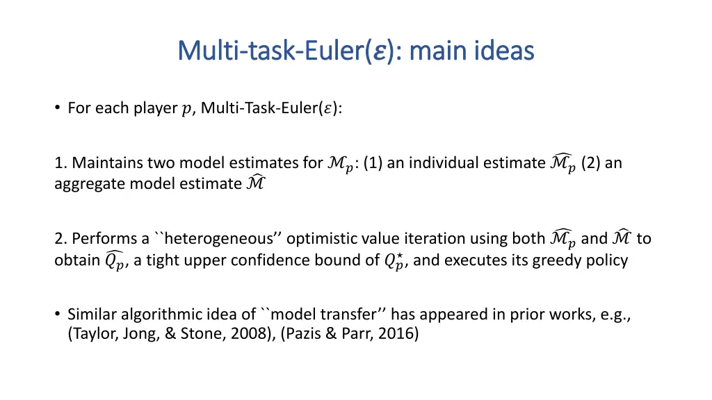 task euler euler main ideas main ideas