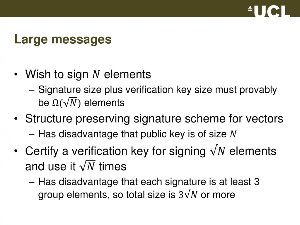 large messages