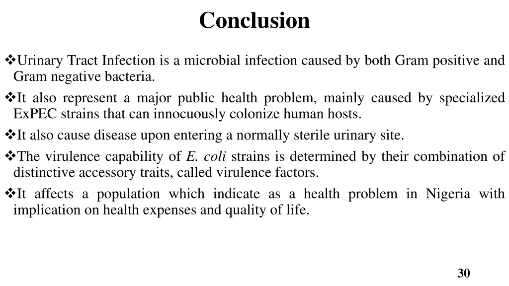 conclusion