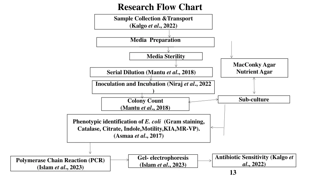 research flow chart