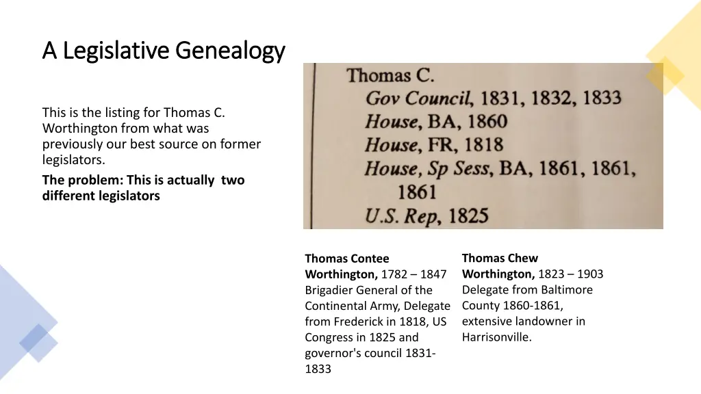 a legislative genealogy a legislative genealogy