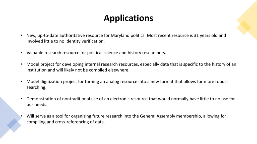 applications