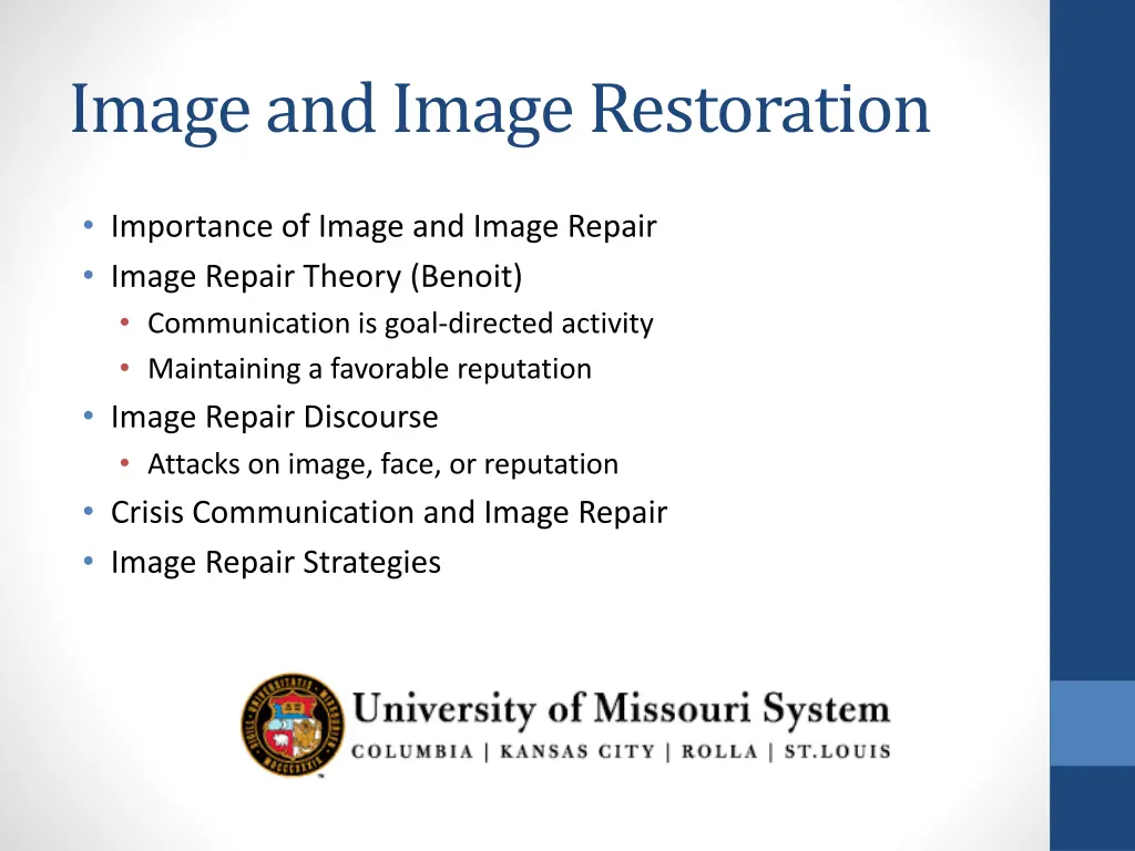 image and image restoration
