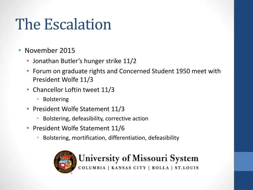 the escalation 2