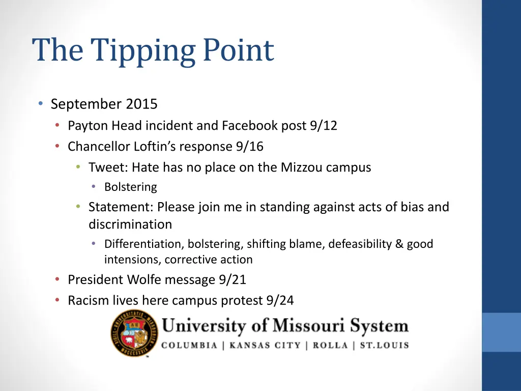 the tipping point