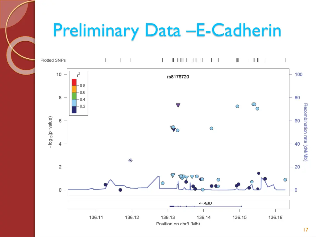 preliminary data e cadherin