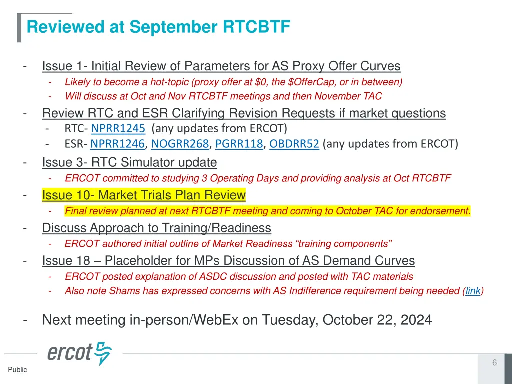 reviewed at september rtcbtf
