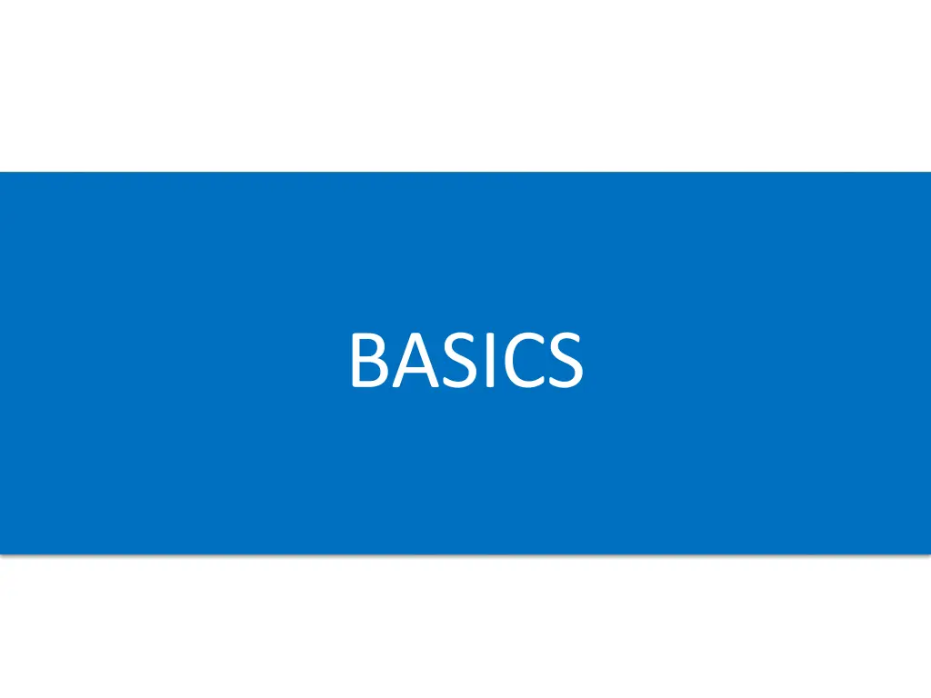 basics