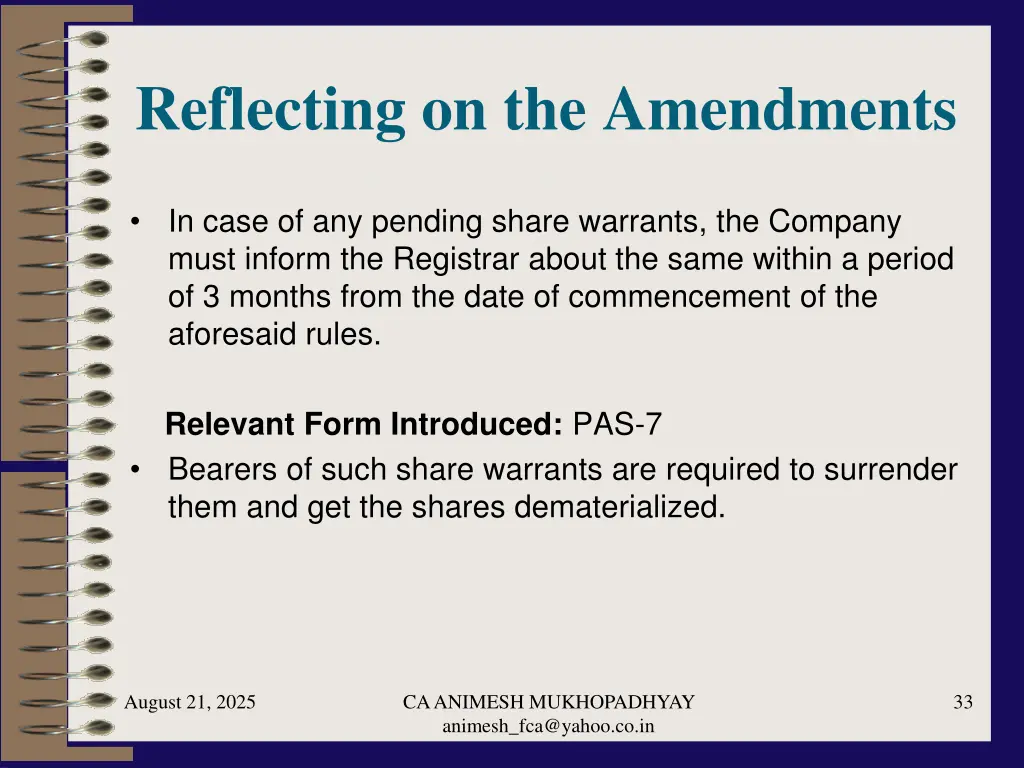 reflecting on the amendments 12