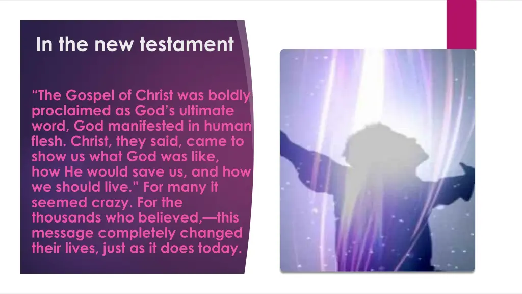 in the new testament