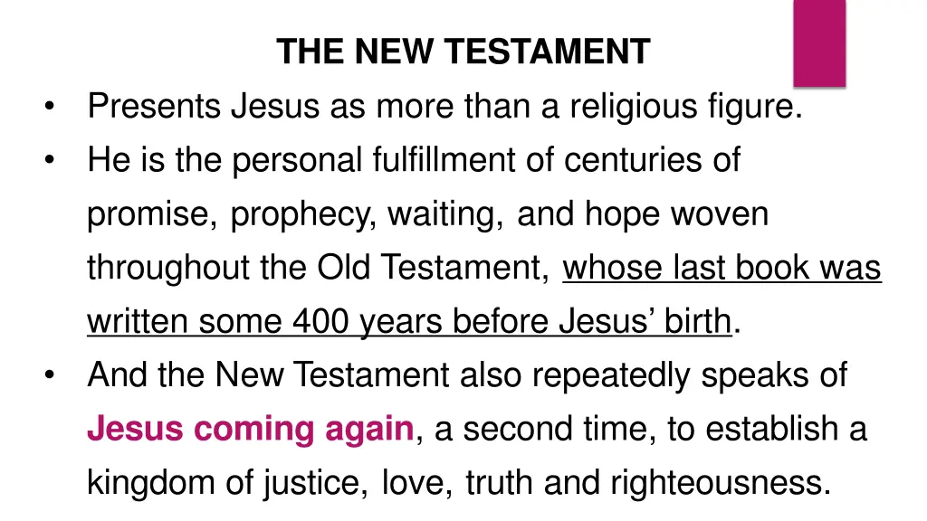 the new testament