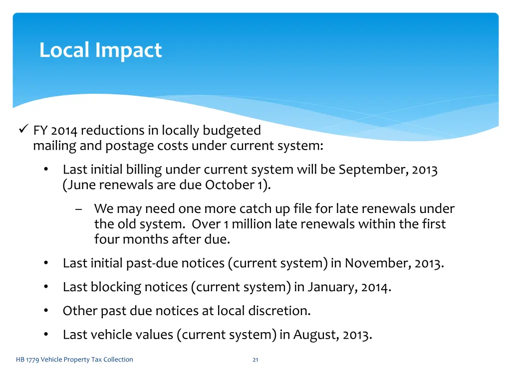 local impact 2