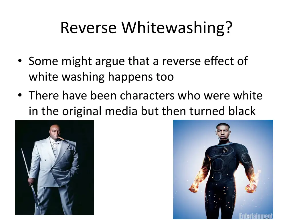reverse whitewashing