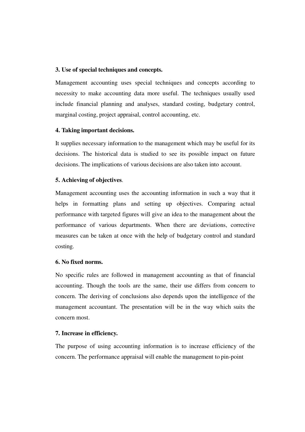 3 use of special techniques and concepts