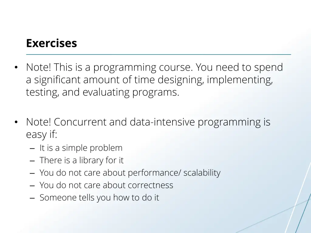 exercises