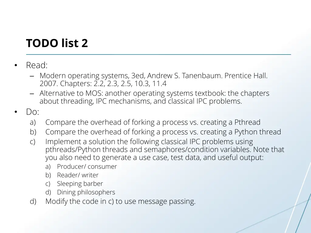 todo list 2