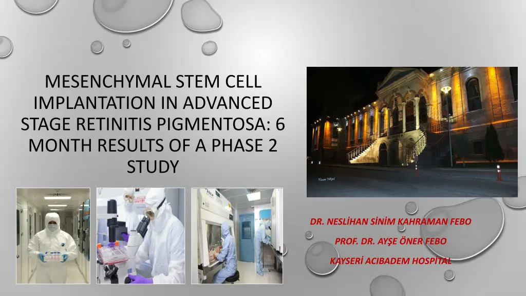 mesenchymal stem cell implantation in advanced