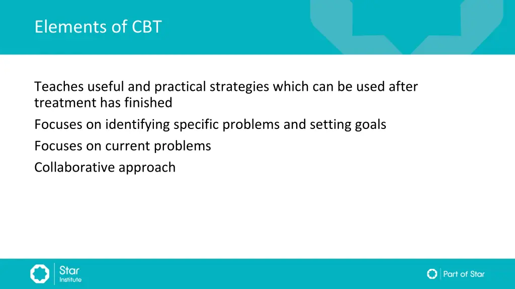 elements of cbt
